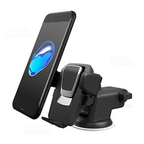 Suporte Porta Celular Carro Trava Automática Rotação 360º