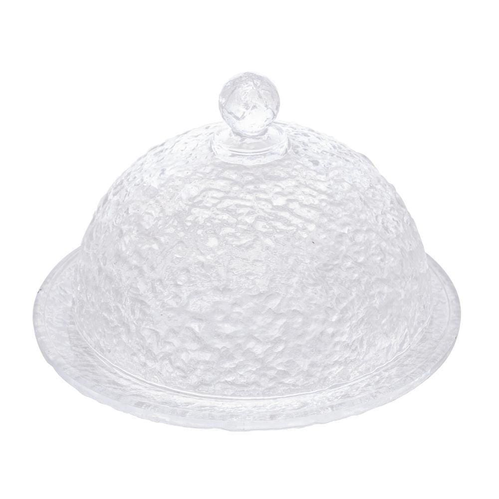 Queijeira Lyor Petra De Cristal Martelado 19,5Cm X 13Cm