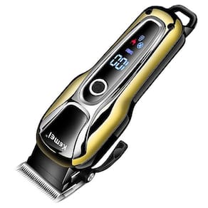 Maquina D Corte Cabelo Kemei Km-1990 Turbo Sem Fio Bivolt