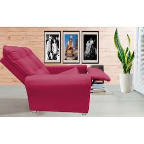 Poltrona Reclinavel Sala Quarto Amamentação Astra Vermelho