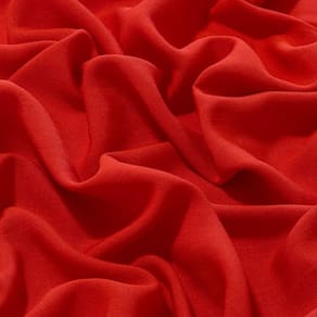 Tecido Viscolinho Liso Confecção Saia Vestido Blusa Vermelho