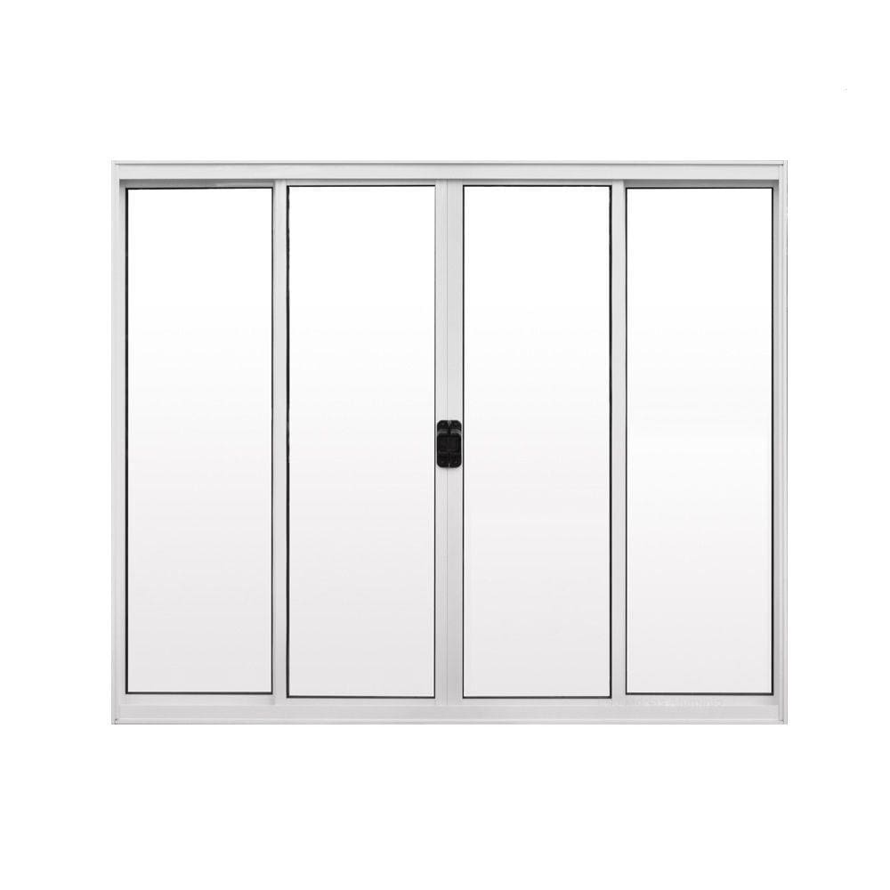 Janela de Correr 4 Folhas S/ Grade 1.00 x 1.20 - Hale