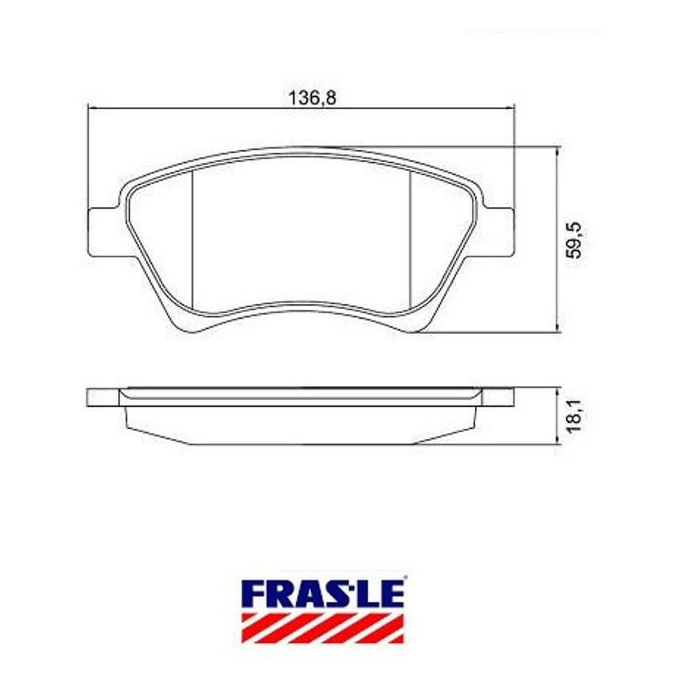 Jogo Pastilha Freio Megane Ii 1.6 2.0 0986Bb0578 Pd601