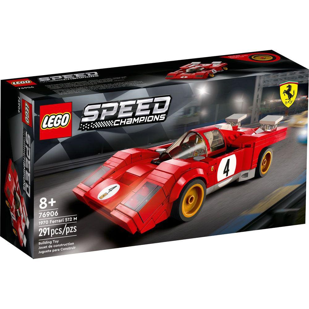 Lego Speed Champions 1970 Ferrari 512 M 76906 291 peças