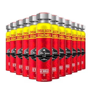 Kit Desodorante Spray Antitranspirante Old Spice Vip 200ml - 12 Unidades