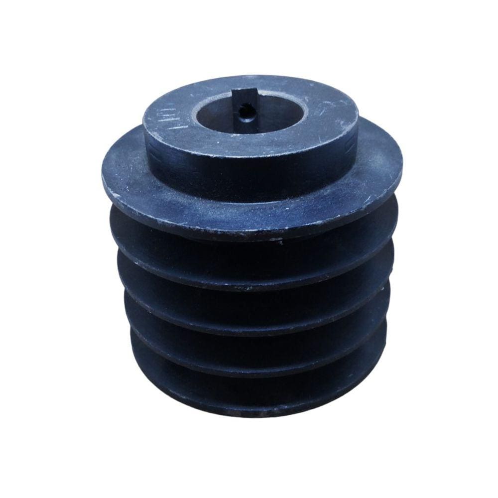 Polia De Ferro 4 1/2 110Mm 4B Com Furo 38Mm Primax 525 Com Motor 10 Cv