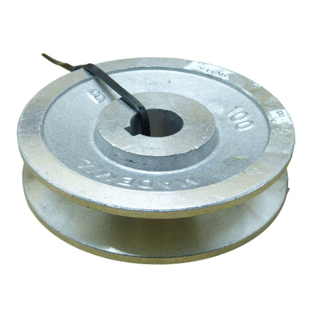 Polia De Alumínio 4`` 100Mm 1B Com Furo 19Mm Chiaperini Cj25Apv Monofásico Atg2 20 200 Wp15 Psv10Sp Psv25Sp Psv20Tp Psv25Ap