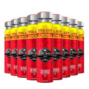 Kit Desodorante Spray Antitranspirante Old Spice Vip 200ml - 9 Unidades