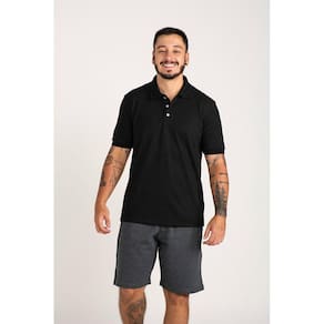 Camisa Polo Masculina Tendência Confortável e Versátil