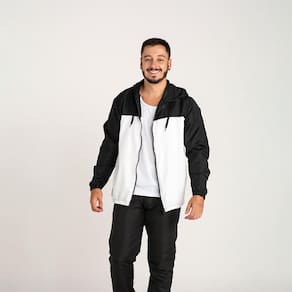 Corta Vento Masculino Sem Tela Com Capuz Para o Dia o Dia