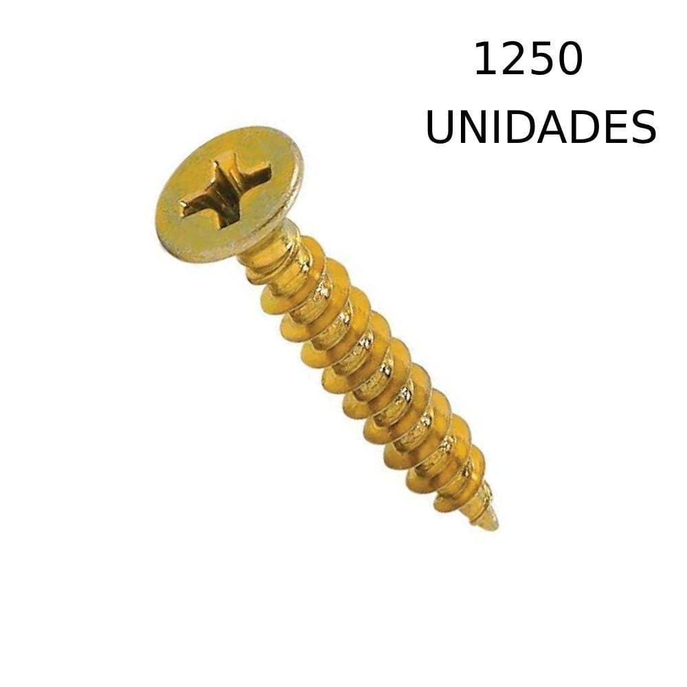 Parafuso Cabeça Chata Phillips 4 x 30 mm 1250 Unidades BELENUS