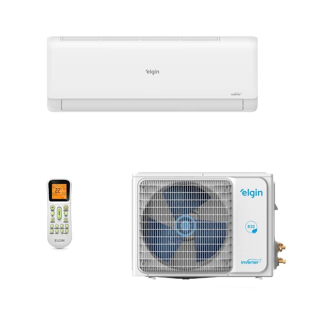 Ar-Condicionado Split HW Elgin Eco Inverter II Wi-Fi 9.000 BTUs R-32 Quente/Frio 220V