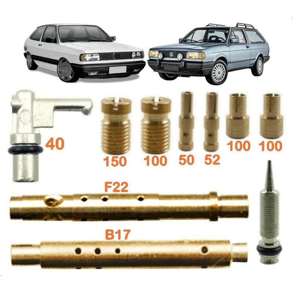 Kit Giclagem Carburador Gol Voyage 1.6 - NK Carburadores