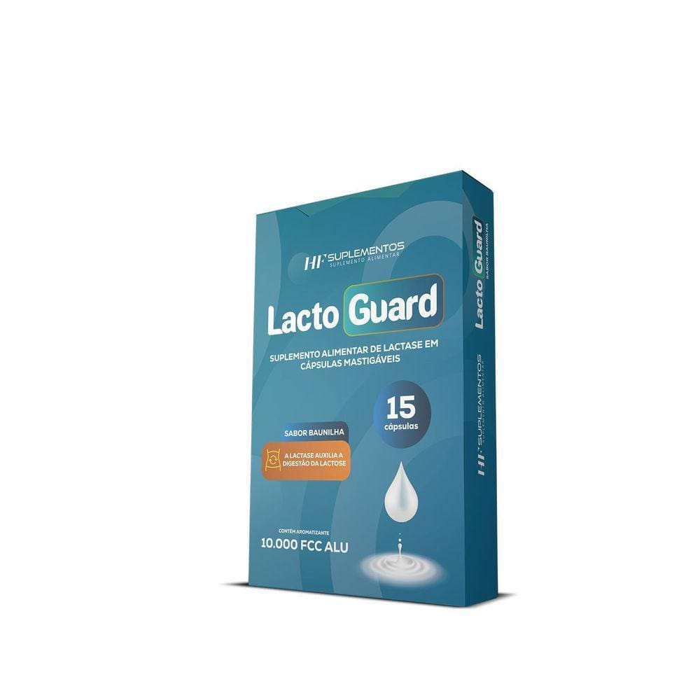 Lacto Guard 15 Caps Mastigável Sabor Baunilha Hf