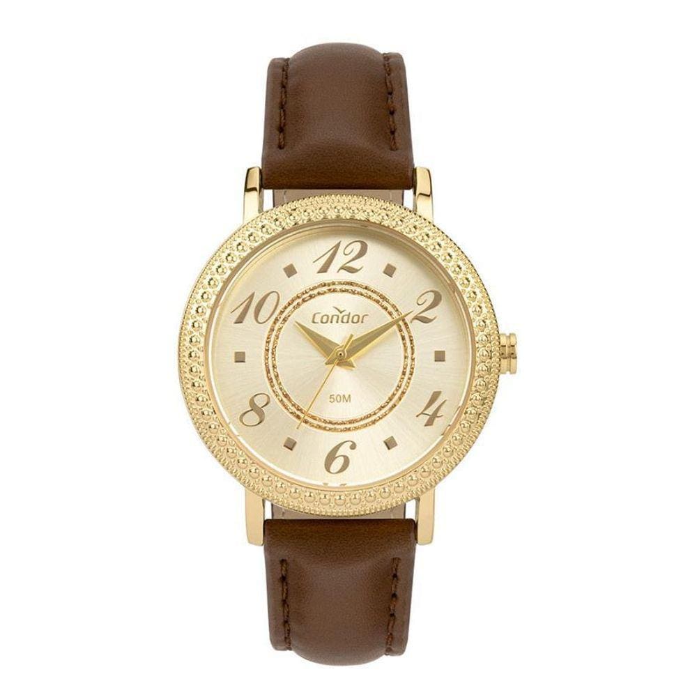 Relógio Condor Feminino Marrom 34 mm - Ref: Copc21jmo/5x