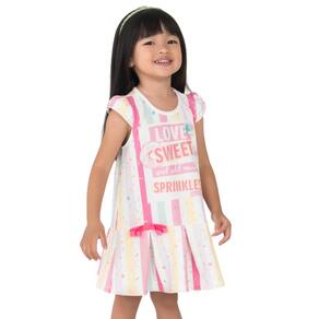 Vestido Infantil Meninas Doces Colorido Mon Sucré 31128