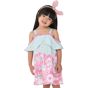 Vestido Meninas Infantil Doces Rosa Mon Sucré 31126