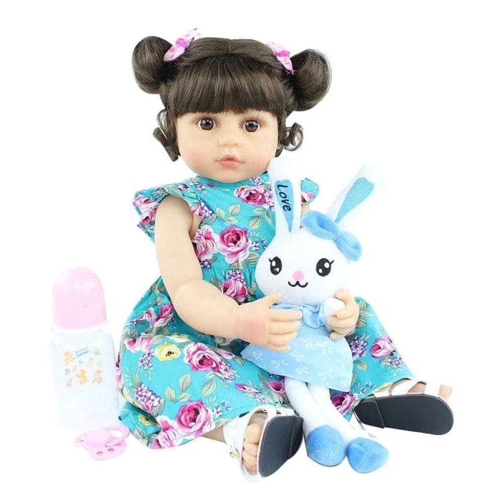 Bebe reborn silicone boneca mariana delicada 48 cm store doll