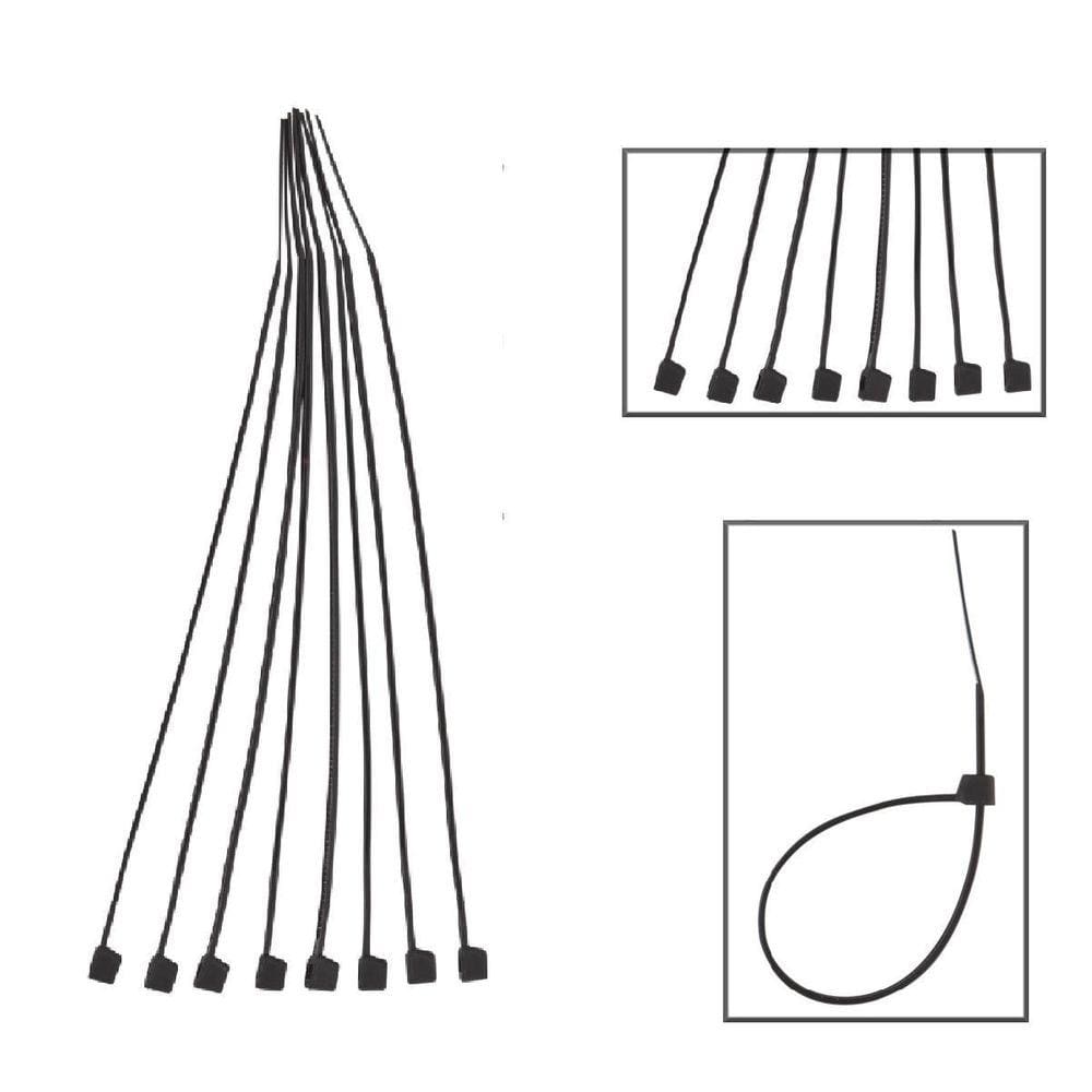 Abraçadeira Nylon EDA 9LQ 4,8x300mm - 100un - Preto