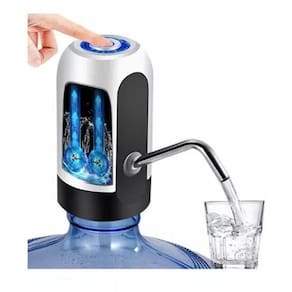 Bomba Elétrica Compacta - Bateria Longa Duração - USB - Inox