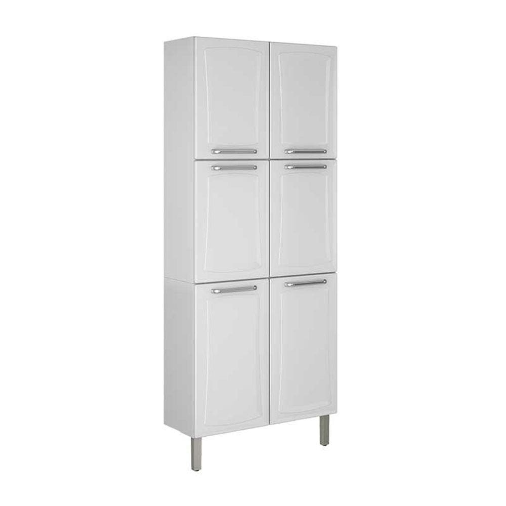 Paneleiro 6 Portas IPLD-80 Társila Itatiaia Branco Neve