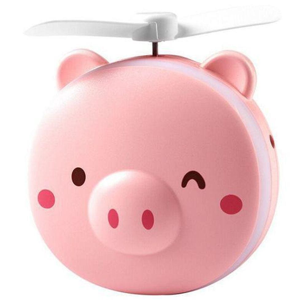 Espelho Led Ventilador Portátil Usb Recarregável