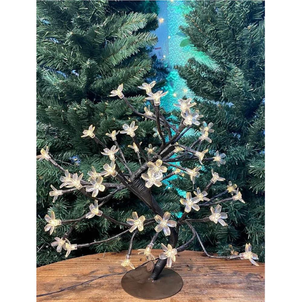 Árvore Cerejeira 48 Leds Branco 8 Funções Bivolt