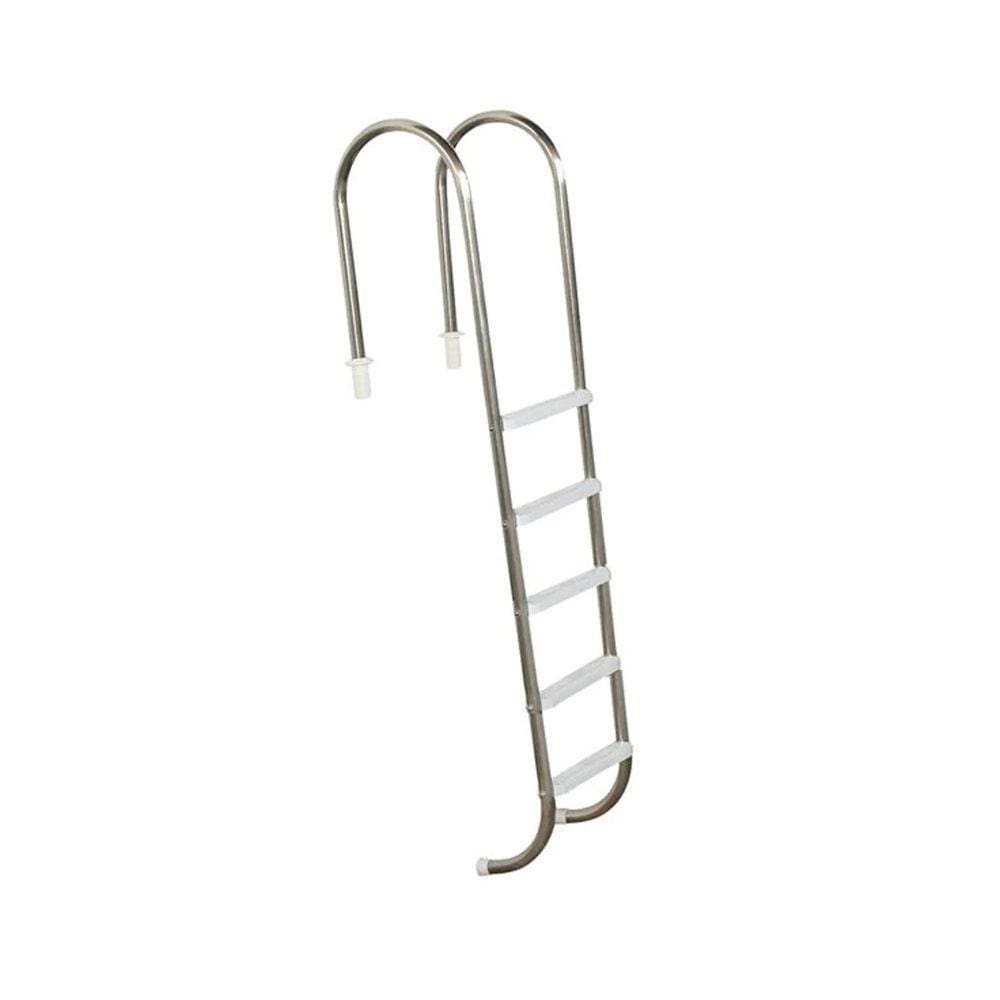 Escada para Piscina em Aço Inox 5 Degraus Anatômicos em ABS Marinheiro 1 1/2`` - Sodramar