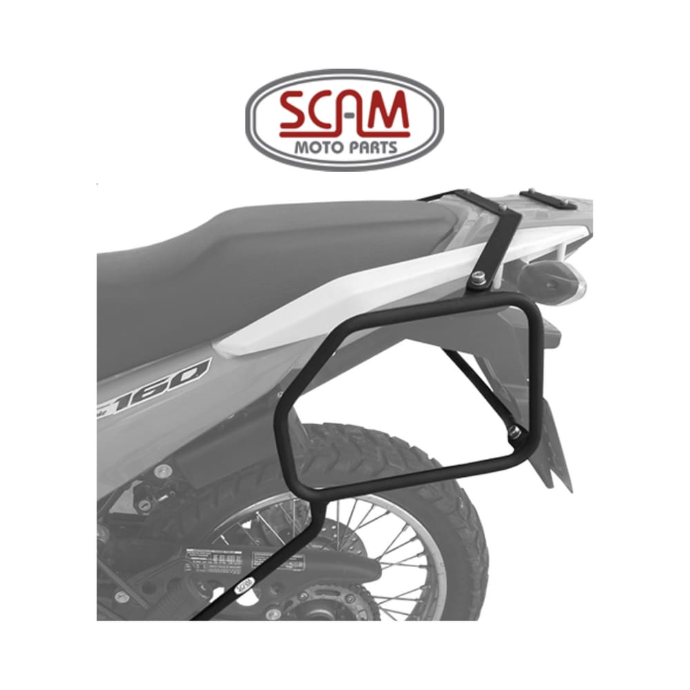 Suporte Afastador Alforge Tubo Scam Honda Brós 150 2010 a 2022