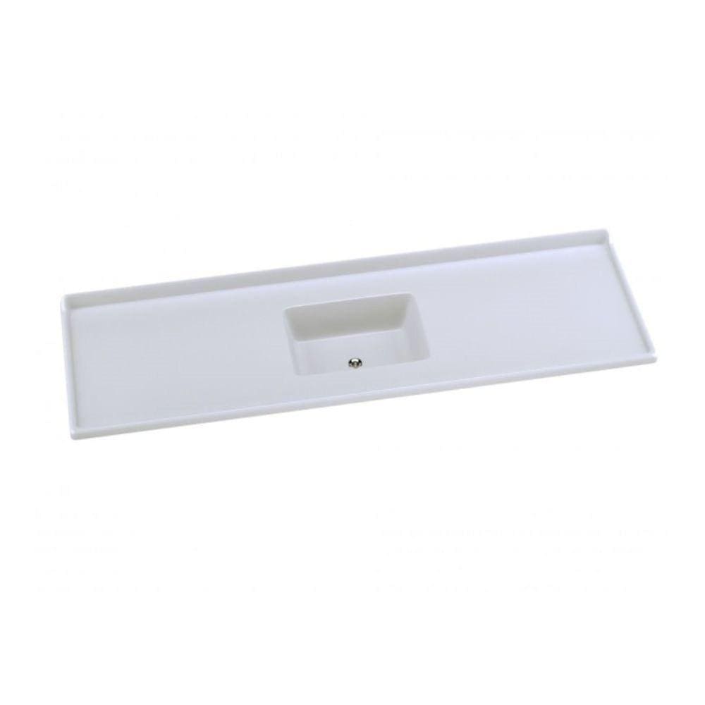 Pia Sintética para Cozinha 180cm X 55cm Gelo