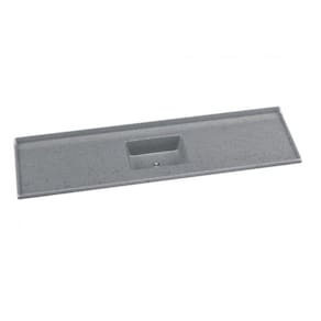 Pia Sintética para Cozinha 199cm X 55cm Cinza