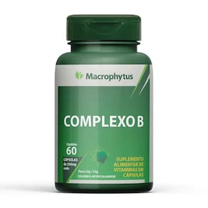 Complexo B 60 cps - Aumenta Imunidade + Memória, macrophytus