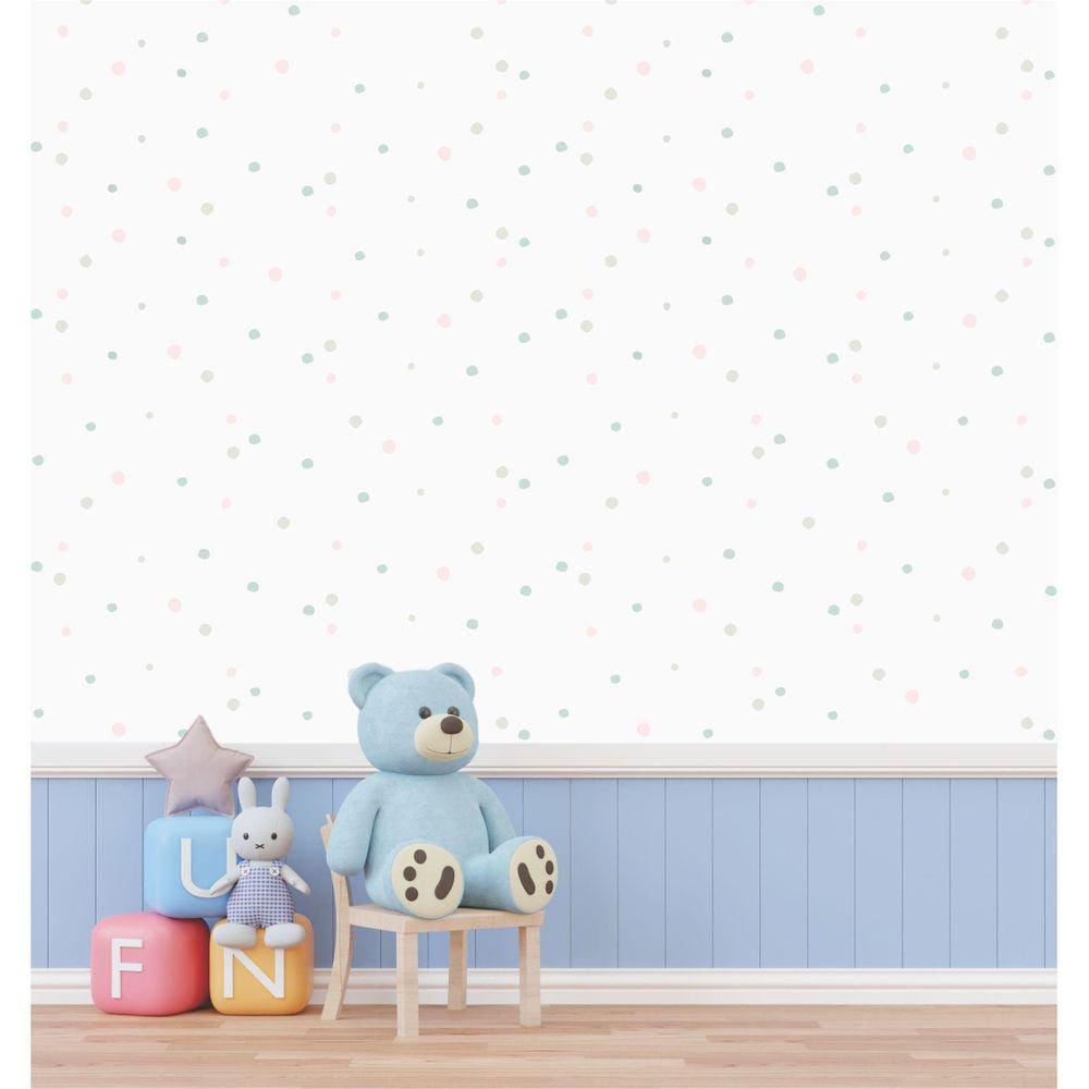 Adesivo De Parede Kit De Bolinhas Irregulares Boho Candy