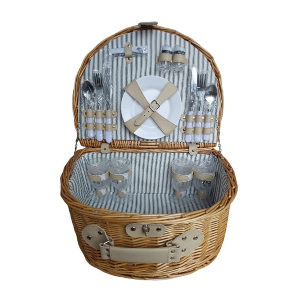 Cesta Para Piquenique Vime 24 Peças Member`s Mark