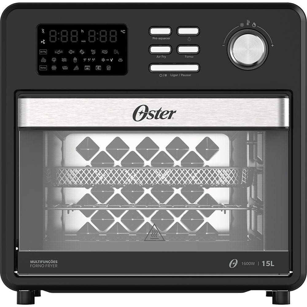 Forno e Fryer Oster OFOR160 Multifunções Compact 10 em 1 - 15L