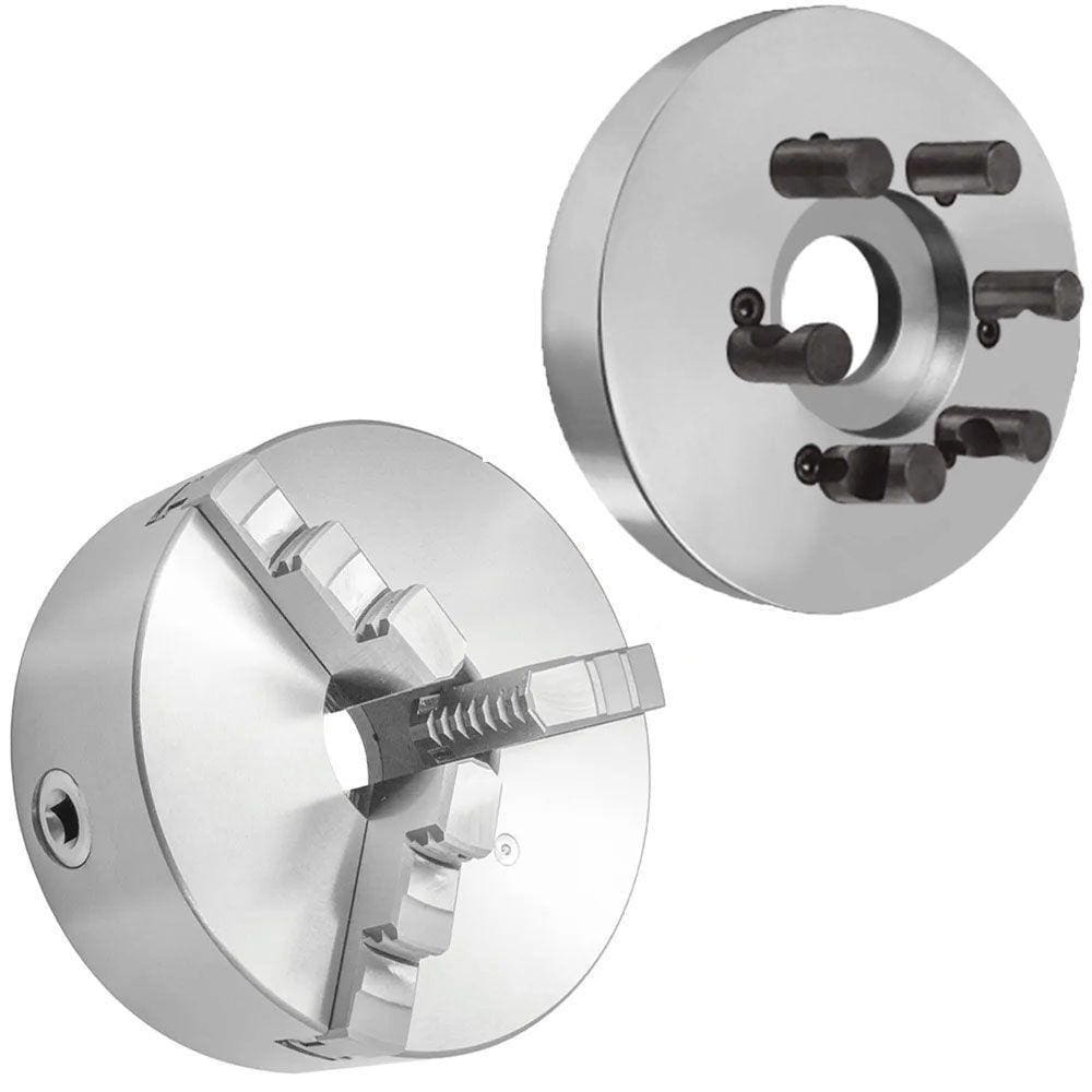 Placa P- Torno Univ. 200mm + Flange (camlock) 200mm