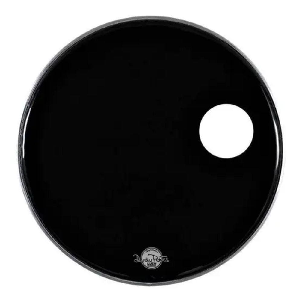 Pele 20 DP Frontal Preta com Furo - Luen
