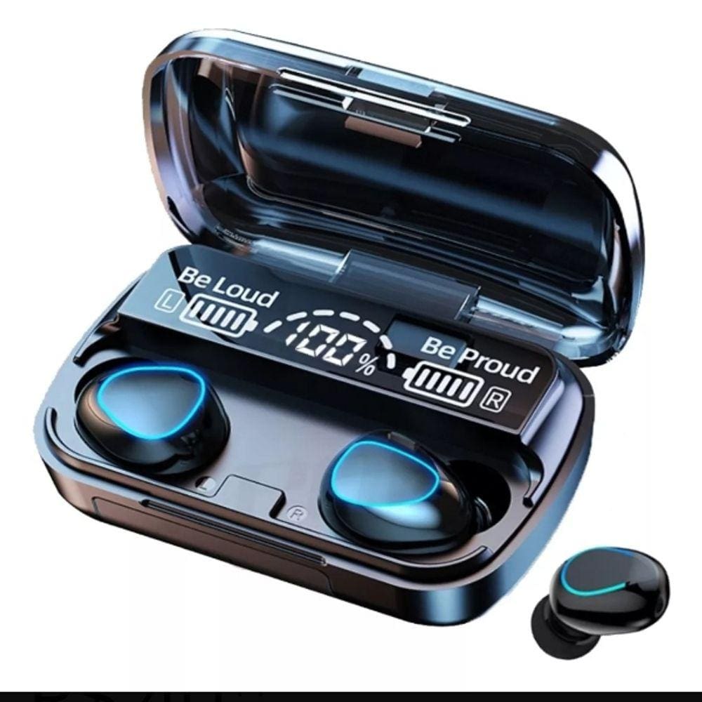 Fone Bluetooth M10 Sem Fio Display Digital Powerbank Fones