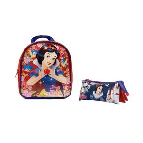 Kit Branca De Neve G Lancheira Térmica + Estojo Triplo