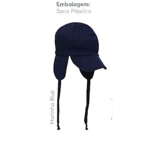 Gorro bebê touca tricô modelo chaves forrada - touca inverno