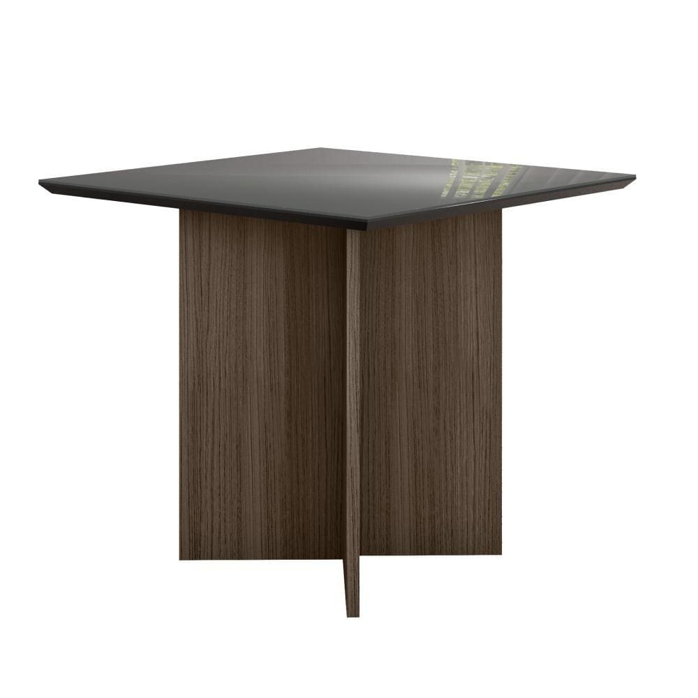 Mesa de Jantar 4 Lugares Napoles Carvalho Grafite