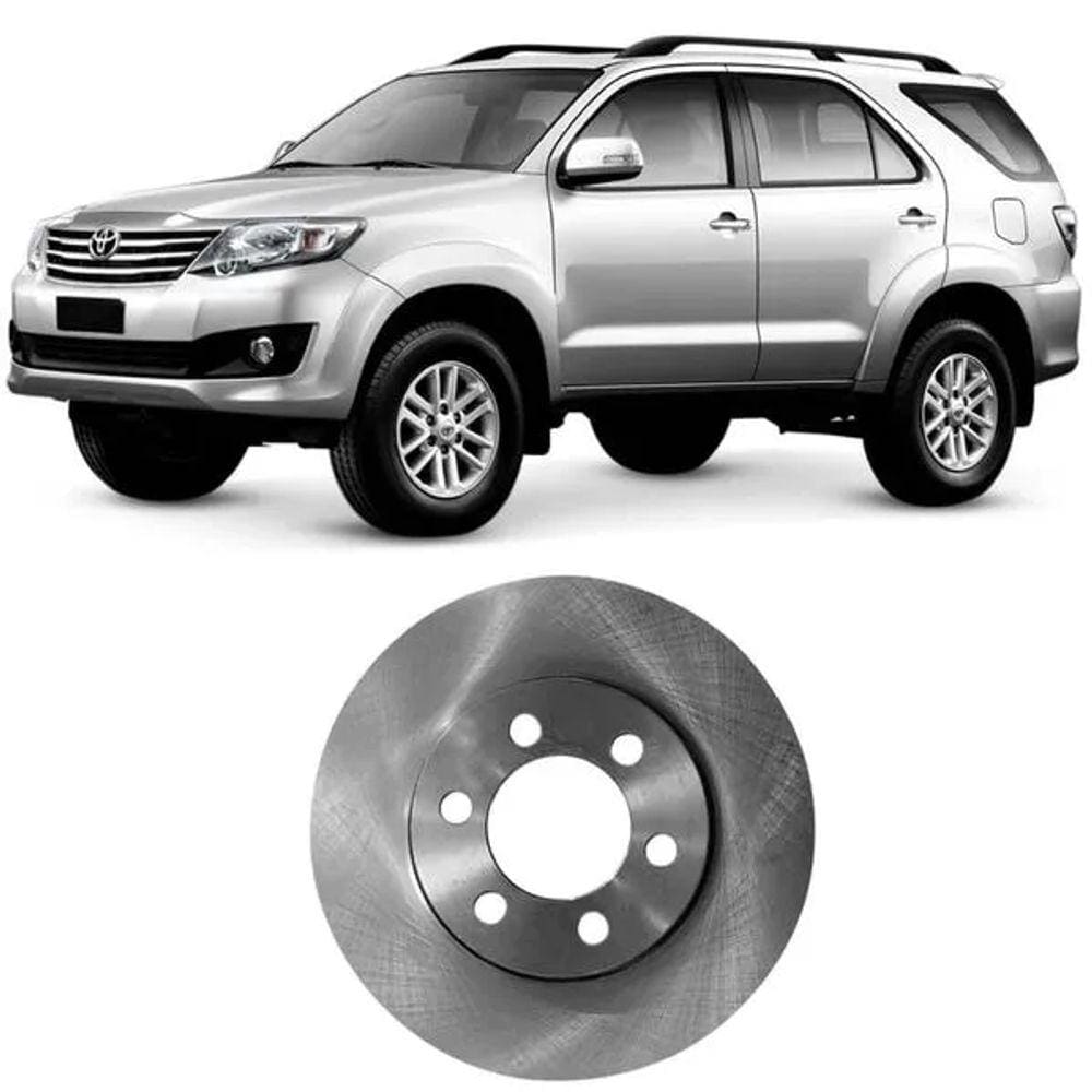 Disco Freio Toyota Hilux SW4 3.0 2006 a 2015 Dianteiro Ventilado Hipper Freios