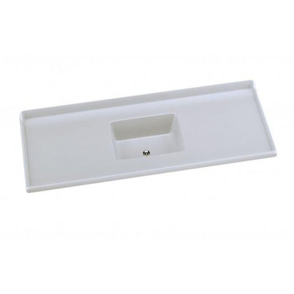 Pia Sintética para Cozinha 150cm X 55cm Gelo