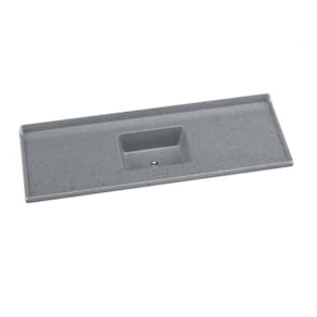 Pia Sintética para Cozinha 160cm X 55cm Cinza