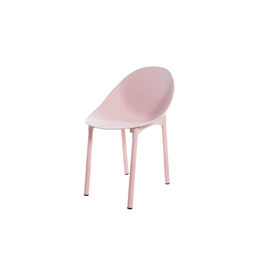 Cadeira com Pés em Plástico Pétala Rose