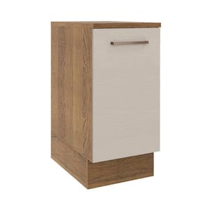 Balcão 35 Cm 1 Porta Rustic/crema Agata Madesa Rustic/crema