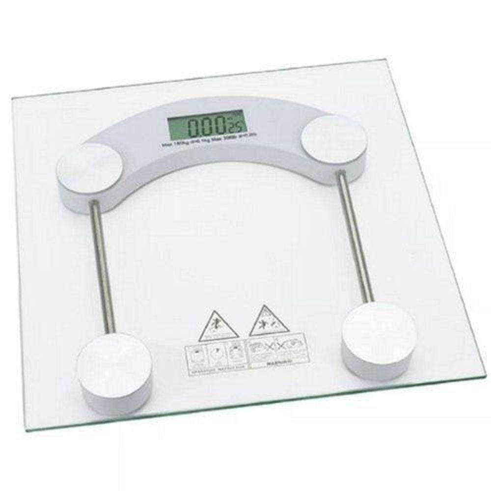Quadrada Balança Digital Vidro Temperado180Kg