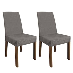 Kit 2 Cadeiras De Jantar 4255 Rustic/silver Madesa Rustic/silver