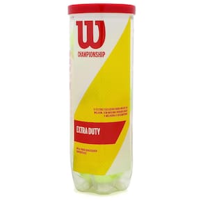 Bola de Tênis Wilson Championship Extra Duty Tubo c/ 3 Unidades