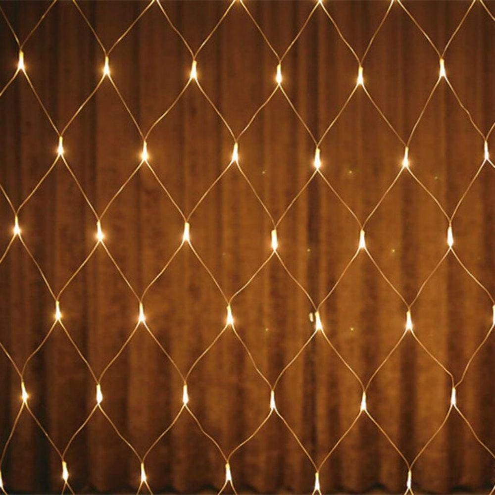 Pisca de Led Rede 160l 4x0,5m 8 Modos 110v Dec. Natal